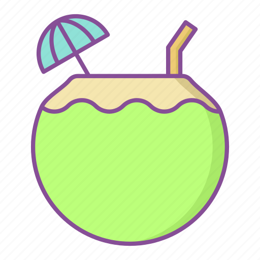 Coconut, food, drink, summer icon - Download on Iconfinder