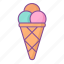 icecream, dessert, sweets, summer 