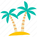 coconut, palmtree, palm, hawaii, island 