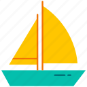 sailboat, sail, ship, marine, boat 