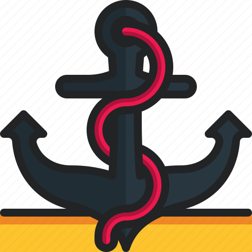 Anchor, navy, sail, marine, anchors icon - Download on Iconfinder