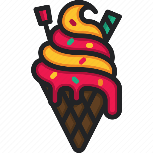 Ice, cream, summer, dessert, sweet, food icon - Download on Iconfinder