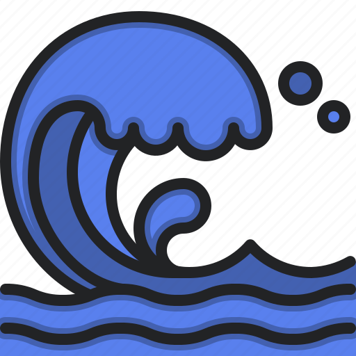 Sea, waves, summer, ocean, beach, nature icon - Download on Iconfinder