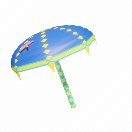 Umbrella, summer, sun, protection, weather, beach, vacation 3D illustration - Download on Iconfinder