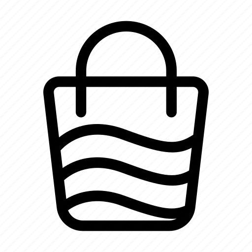 Shopping bag, hand bag, bag, shopping, briefcase, summer icon - Download on Iconfinder
