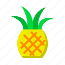 pineapple, fruit, food, nutrition, summer