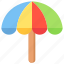 umbrella, beach umbrella, sun umbrella, beach, summertime 