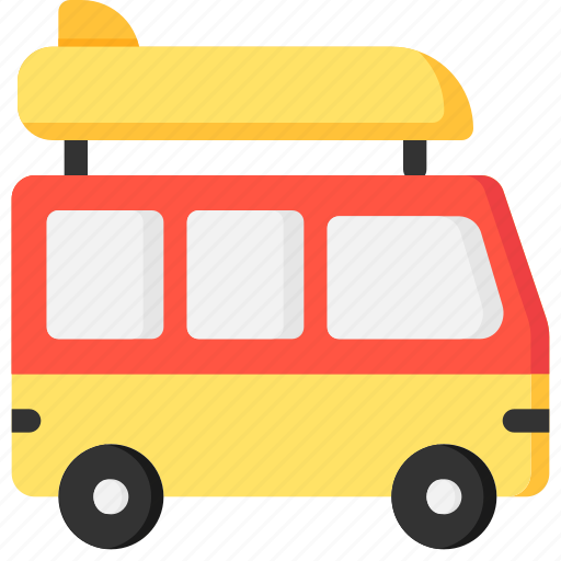 Van, camper van, transportation, vehicle, transport icon - Download on Iconfinder
