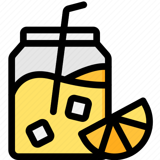 Orange, juice, orange juice, beverage, drink icon - Download on Iconfinder