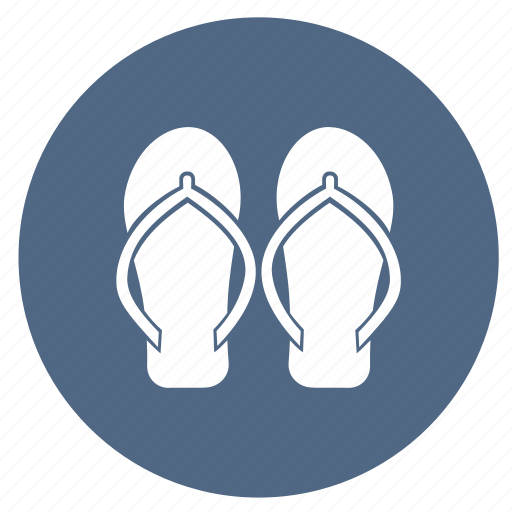 Summer, flipflop, footwear, sandals, slipper, slippers icon - Download on Iconfinder