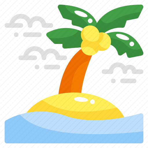 Beach, sea, tropical, ocean, relax, nature, holiday icon - Download on Iconfinder