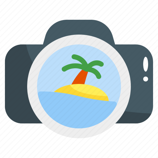Camera, photography, holiday, travel, beach, lens, equipment icon - Download on Iconfinder
