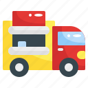 food truck, transport, vehicle, street, van, delivery, service, fast, urban