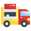 food truck, transport, vehicle, street, van, delivery, service, fast, urban 