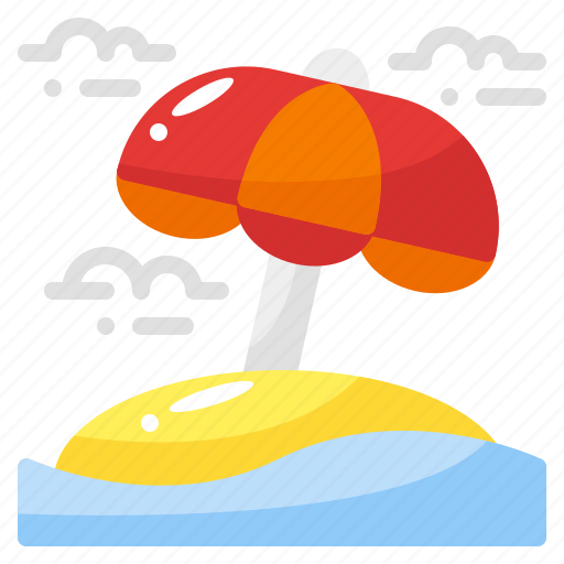 Parasol, umbrella, beach, holiday, summer, vacation, resort icon - Download on Iconfinder