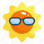 sun, glasses, sunny, forecast, summer, weather, warm, sunlight, hot 