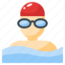 swimming, pool, water, sport, activity, underwater, athlete, goggles, exercise