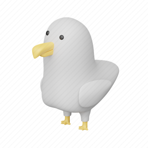 Seagull, bird, chicken, dove, social, twitter, feather icon - Download on Iconfinder