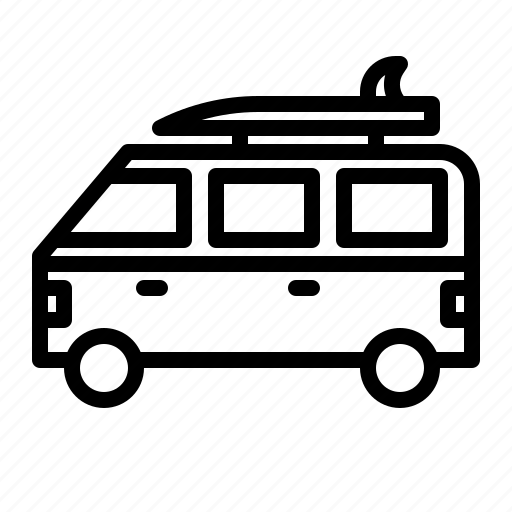 Vancar, camper van, transport, transportation icon - Download on Iconfinder