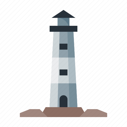 Lighthouse, ocean, beach, sea icon - Download on Iconfinder