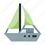 sailboat, boat, transport, sea 