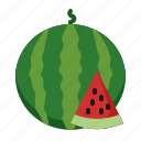 watermelon, fruit, fresh, organic