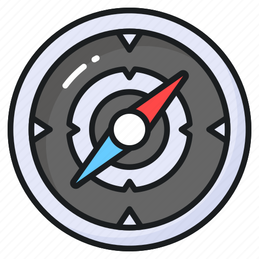 Compass, navigation, navigator, orientation, indicator, device, instrument icon - Download on Iconfinder