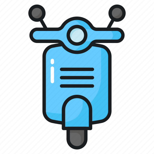 Scooter, vehicle, transport, minibike, conveyance, ride, bike icon - Download on Iconfinder