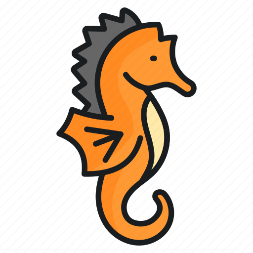 Seahorse, hippocampus, animal, specie, creature, underwater icon - Download on Iconfinder