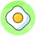 fried egg, breakfast, healthy, protein, ingredient, food, poultry