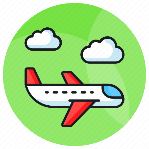 Airplane, flight, aircraft, aviation, jet, travel, aeroplane icon - Download on Iconfinder