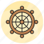 ship wheel, nautical, steering, ship, boat, helm, marine 