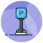 parking, pole, stand, guidepost, signage, signpost, parking board 