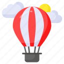 hot, air, balloon, adventure, flight, exploration, transport