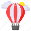 hot, air, balloon, adventure, flight, exploration, transport 