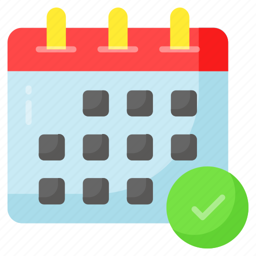 Schedule, calendar, timetable, planner, organizer, deadlines, reminder icon - Download on Iconfinder