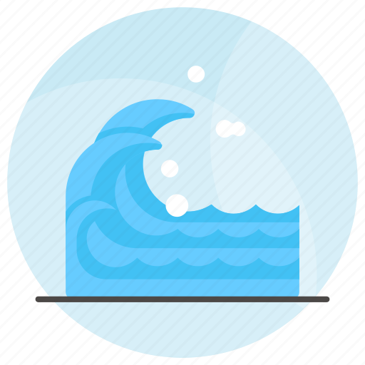 Ocean waves, ocean, waves, river, aqua, water, sea icon - Download on Iconfinder