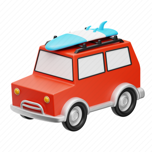 Travel, car, trip, vehicle, holiday, transport, vacation 3D illustration - Download on Iconfinder