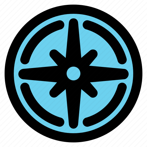 Holiday, compass, gps, direction, navigation, travel, map icon - Download on Iconfinder