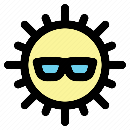 Holiday, sun, sunglasses, glasses, weather, summer icon - Download on Iconfinder