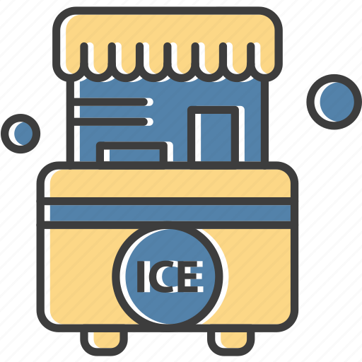 Cream, ice, stall icon - Download on Iconfinder