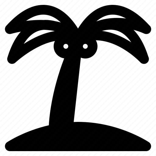Beach, coconut tree, palm, sand icon - Download on Iconfinder
