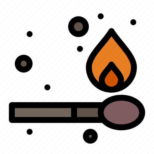 Camping, fire, match icon - Download on Iconfinder