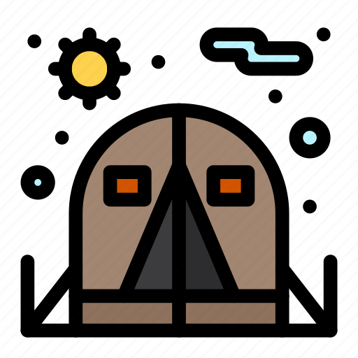 Camping, chair, tent icon - Download on Iconfinder