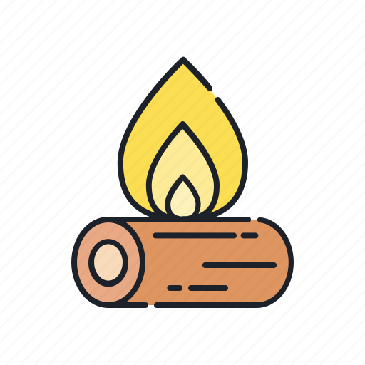 Fire, campfire, outdoor, camping, flame, bon fire icon - Download on Iconfinder