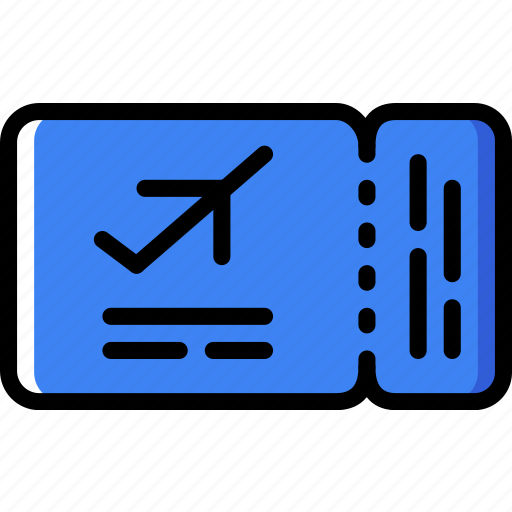 Holiday, plane, summer, ticket, vacation icon - Download on Iconfinder