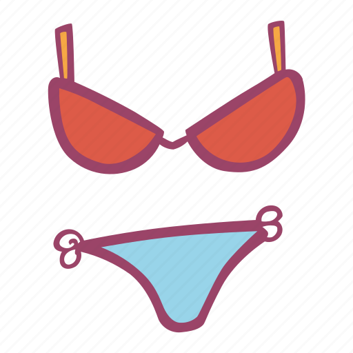 Beach, bikini, pool, sea, summer, swimming, swimsuit icon - Download on Iconfinder