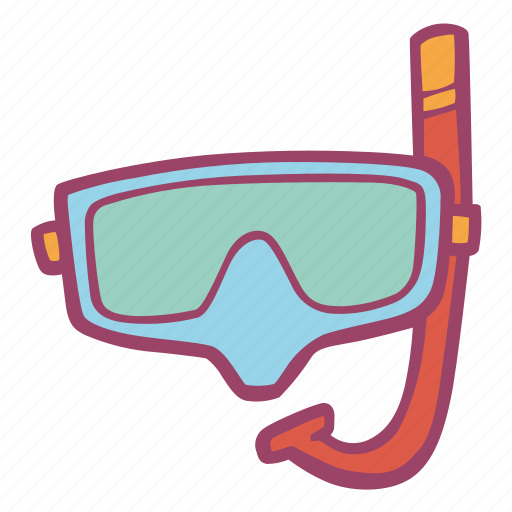 Beach, diving, mask, sea, snorkling, summer, swimming icon - Download on Iconfinder