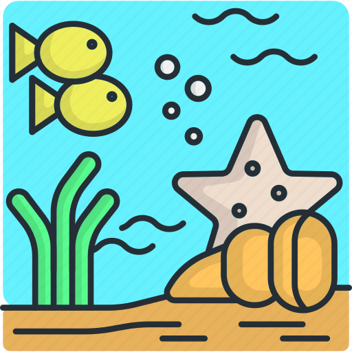 Beach, fish, holiday, ocean, sea, seafood, travel icon - Download on Iconfinder