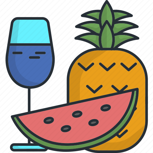 Beach, fruits, holiday, sea, summer, travel, vacation icon - Download on Iconfinder